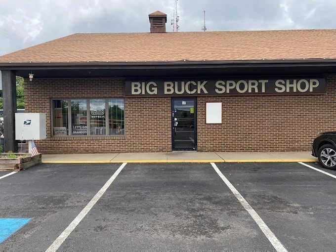 Big Buck Sport & Gun Shop storefront in Wexford